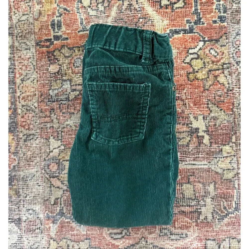 Carter’s 4T Toddler Boys Green Corduroy Straight Leg Pants